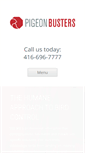 Mobile Screenshot of pigeonbusters.ca
